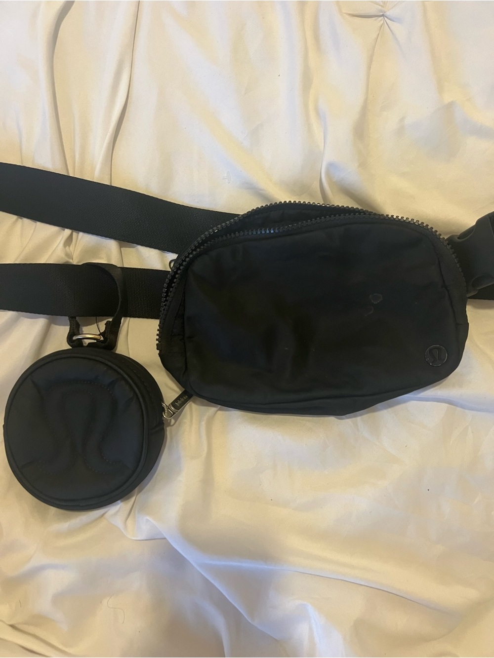 LULULEMON BELT BAG lululemon athletica Black  Belt Bag with Removable Coin Pouch